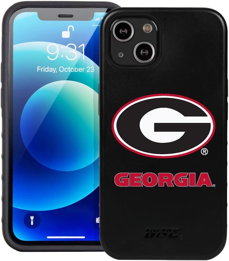 Guard Dog Case Compatible with iPhone 14 - Military Grade - Rugged Two Piece Protection - Collegiate Licensed - Georgia Bulldogs - Logo - Image 1